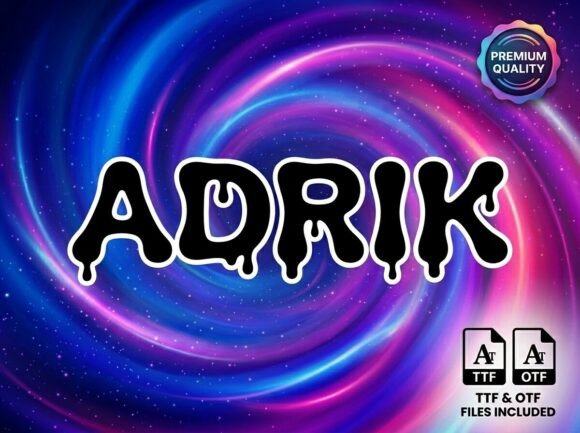 Adrik: The Fun Display Font That Elevates Your Brand Identity