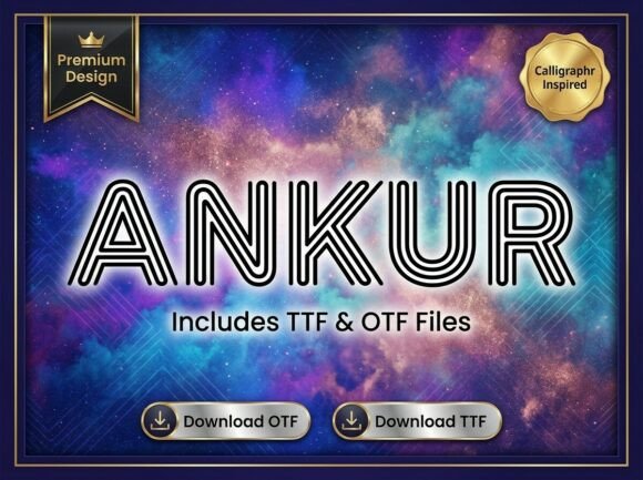 Ankur: The Cinematic Display Typeface for Scroll-Stopping Campaigns