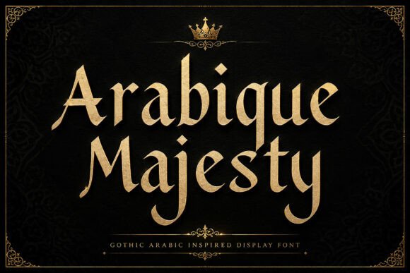 Arabique Majesty: The Premium Display Font for Polished Branding