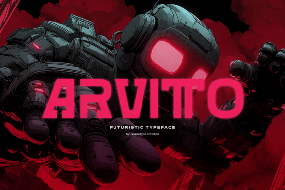 Arvitto: The Futuristic Display Font for High-Impact Web Design