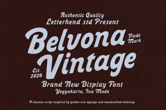Belvona Vintage: The Perfect Display Typeface for Authentic Web Design
