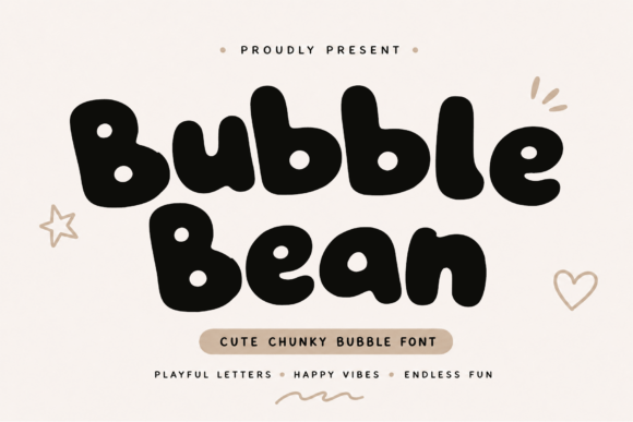 Bubble Bean: The Playful Typeface for Authentic Small Business Branding