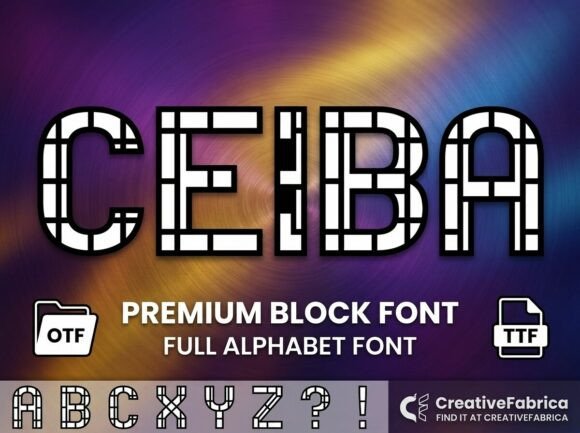 Ceiba: The Perfect Display Font for Handmade Crafts
