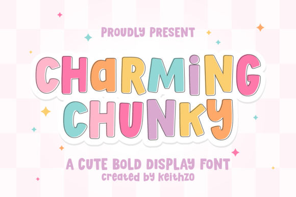 Charming Chunky: A Bold Display Typeface for Playful Branding