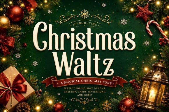 Christmas Waltz: The Perfect Display Typeface for Festive Web Design