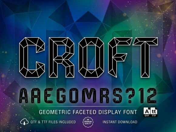 Croft: A Premium Display Typeface for High-Impact Campaigns
