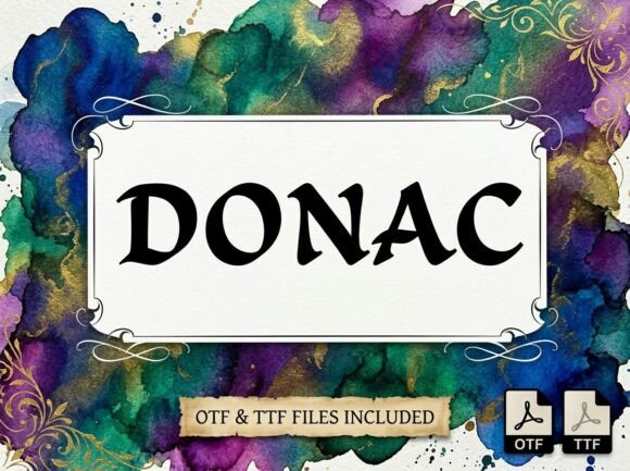 Donac: The Premium Display Font for Sophisticated Web Design