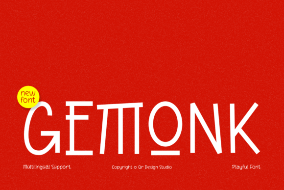 Gemonk: The Eccentric Display Font That Transforms Brand Identity