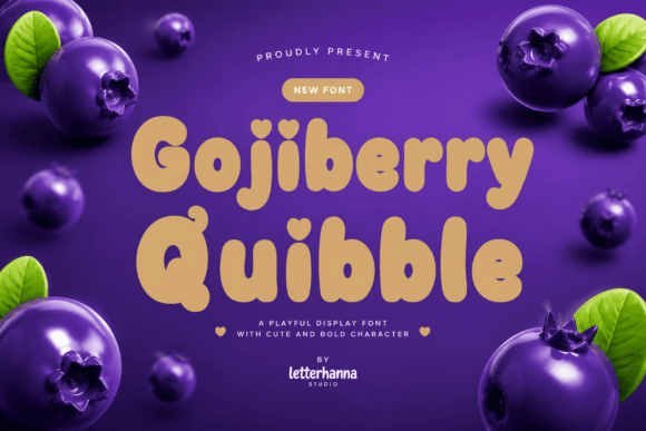 Gojiberry Quibble: The Bold Display Typeface for Digital Experiences