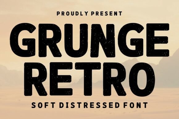 Grungy Retro: A Bold Typeface for Authentic Small Business Branding
