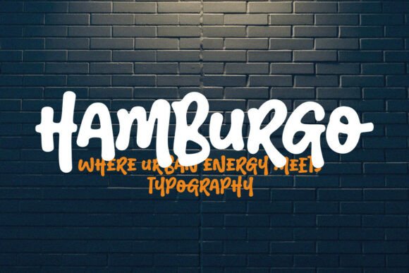 Hamburgo: A Bold Display Typeface for Modern Editorial Design