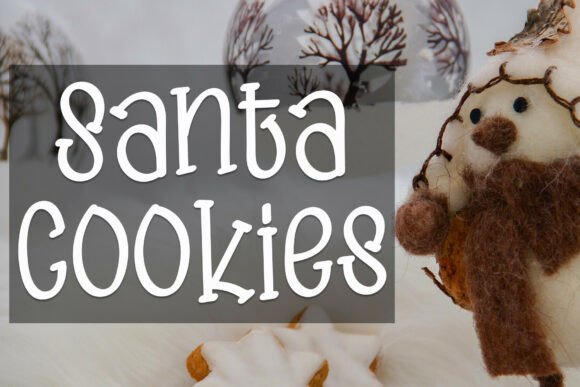 Santa Cookies: The Perfect Display Font for Your Brand Identity