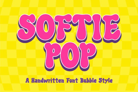 Softie Pop: A Playful Display Font for Sweet Brand Identity