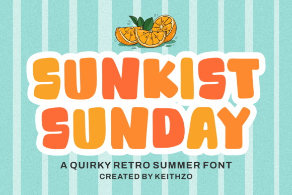Sunkist Summer: The Retro Display Font That Transforms Small Business Branding