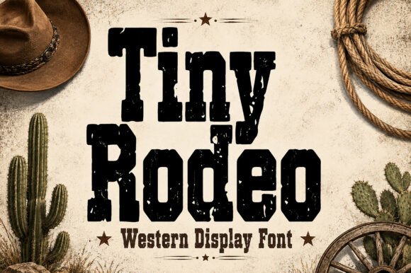 Tiny Rodeo: The Bold Display Font for Scroll-Stopping Campaigns