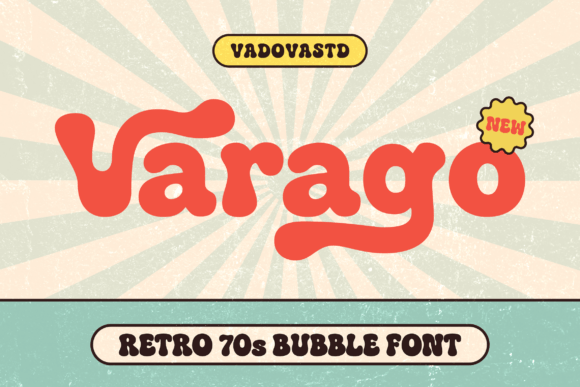 Varago: A Groovy Font for Modern Branding Projects